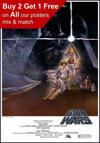 Star wars 1977 - poster, film