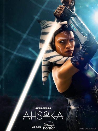 Poster film star wars ashoka - poster,