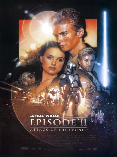 Star wars episode attack - star,