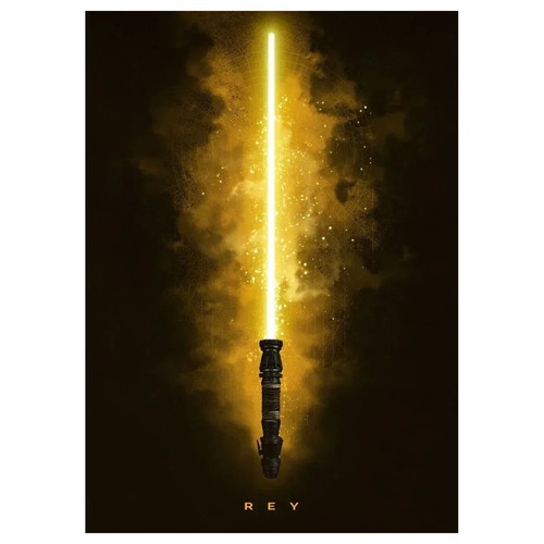 Star wars rey skywalker spada - star,