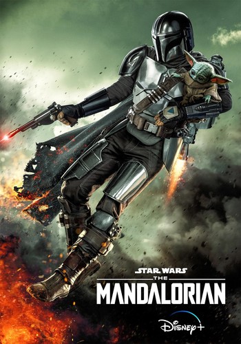 Star wars mandalorian affiche - star,