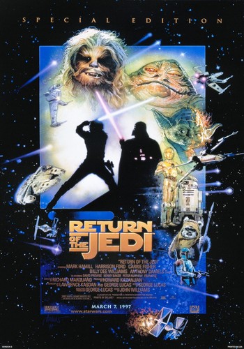 Poster star wars - star, ritorno