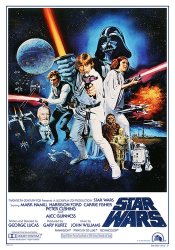Star wars poster - (1977),