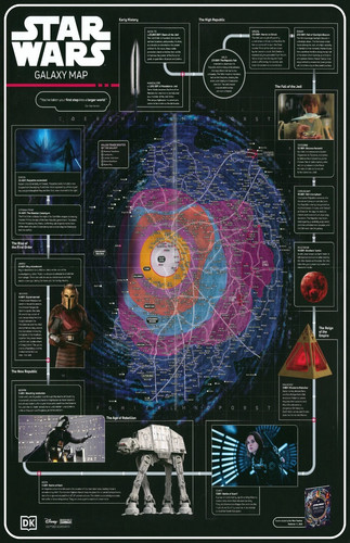 Poster star wars mappa - star,